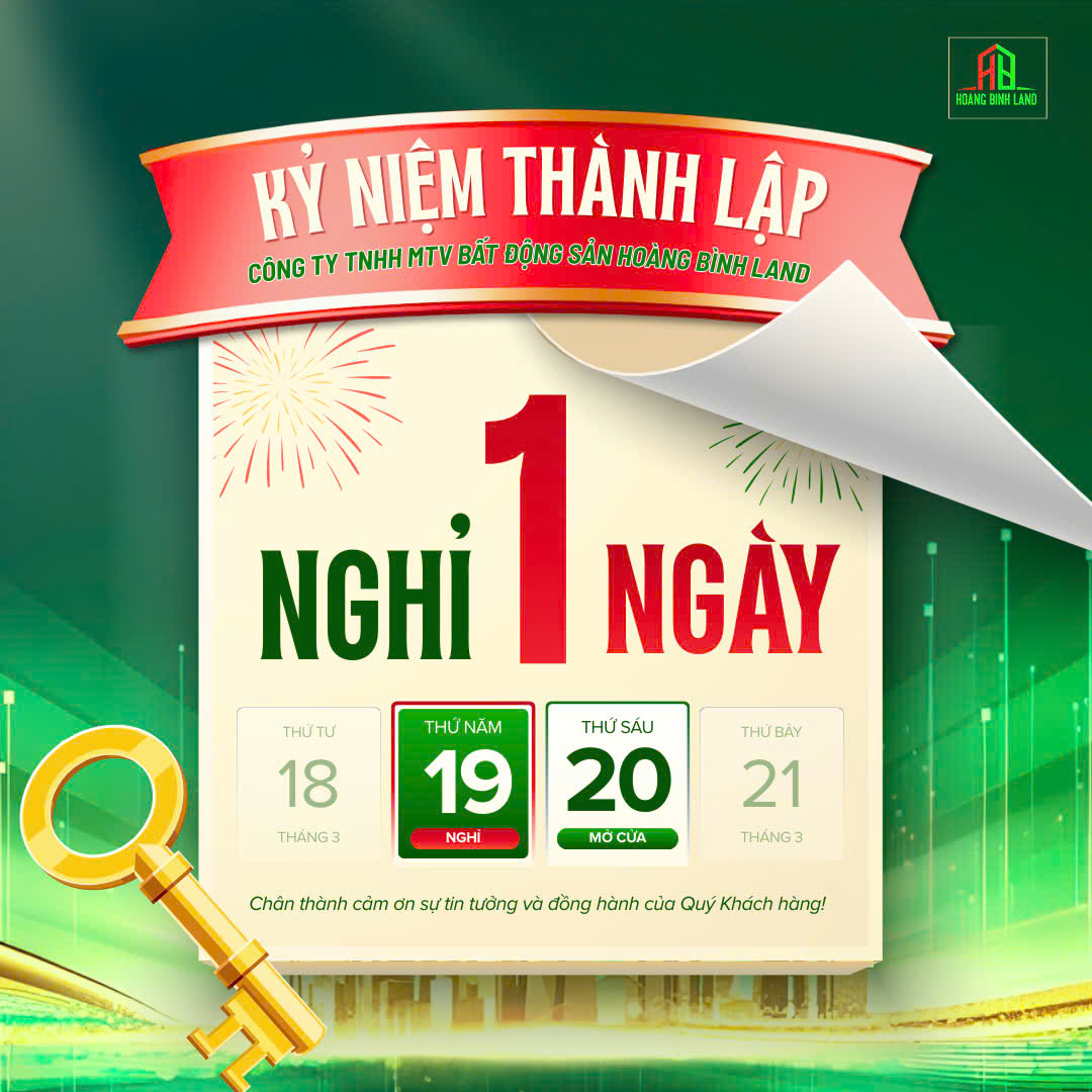 THÔNG BÁO NGHỈ KỶ NIỆM 5 NĂM THÀNH LẬP CÔNG TY