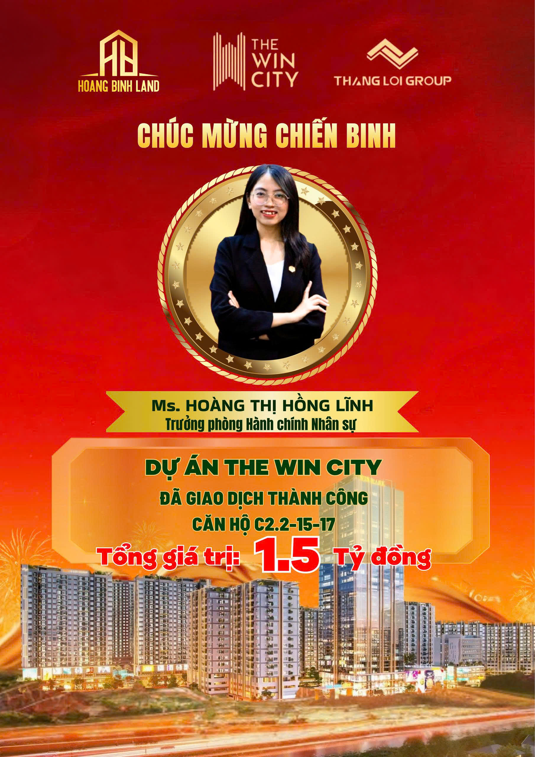  HOÀNG BÌNH LAND - TÔN VINH NỖ LỰC, GHI DẤU THÀNH CÔNG