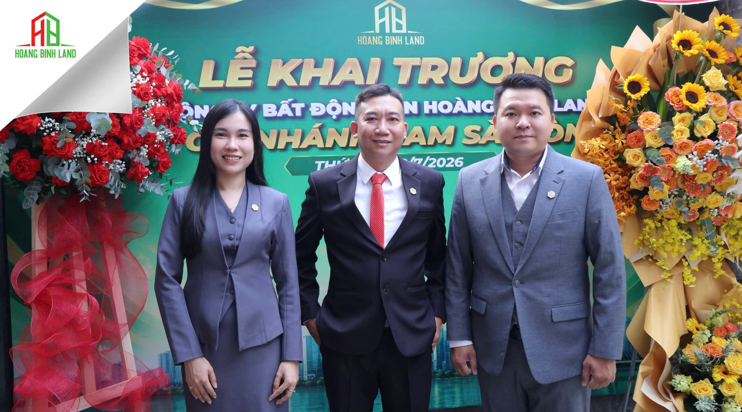 Lễ Khai Trương Chi Nhánh Nam Sài Gòn – Dấu Mốc Mới Trong Hành Trình Phát Triển Của Hoàng Bình Land