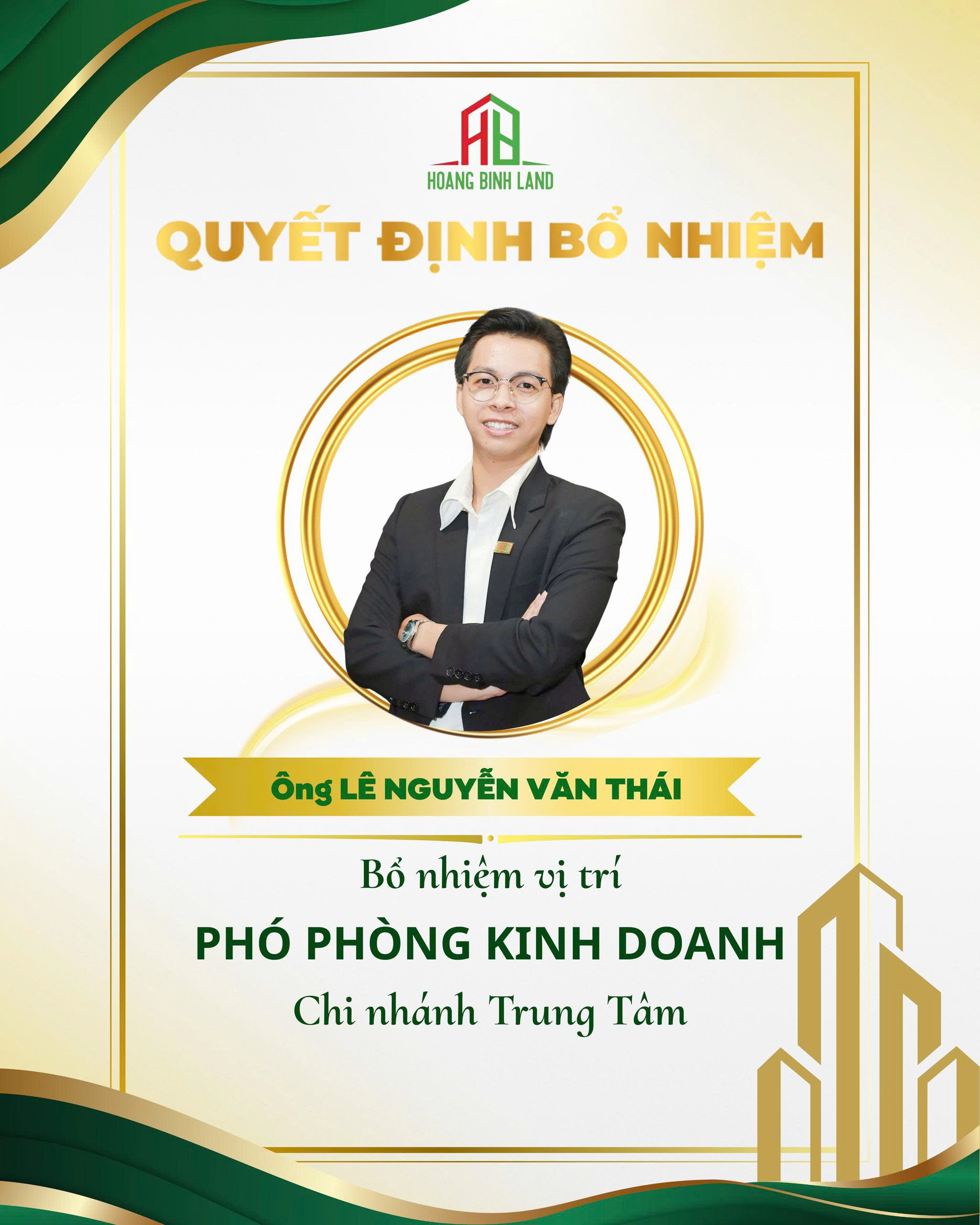 THÔNG BÁO BỔ NHIỆM NHÂN SỰ