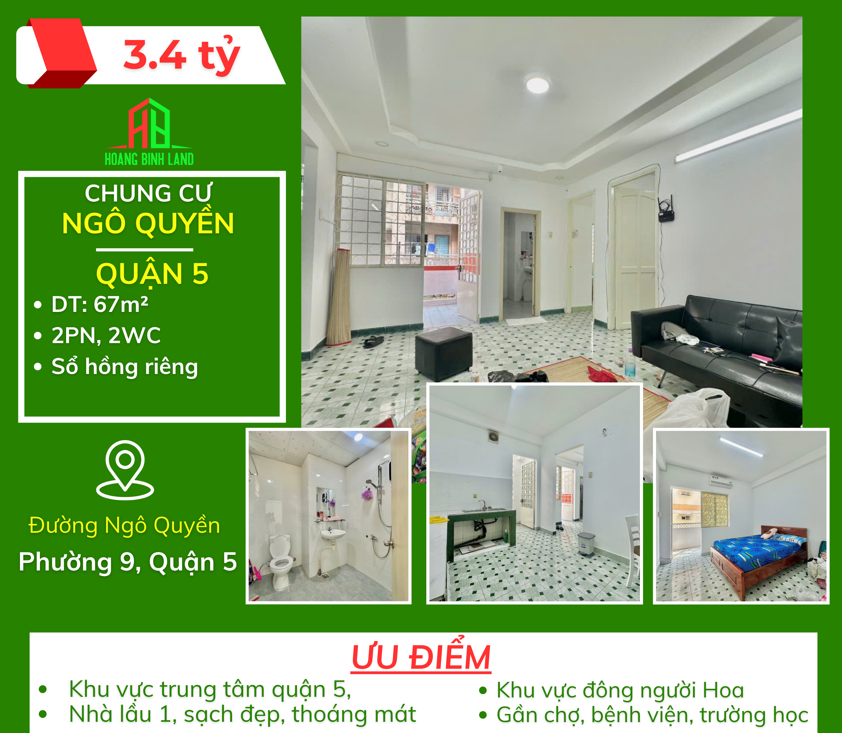CHUNG CƯ NGÔ QUYỀN - QUẬN 5