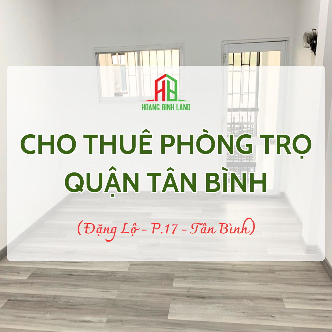 CHO THUÊ PHÒNG TRỌ QUẬN TÂN BÌNH