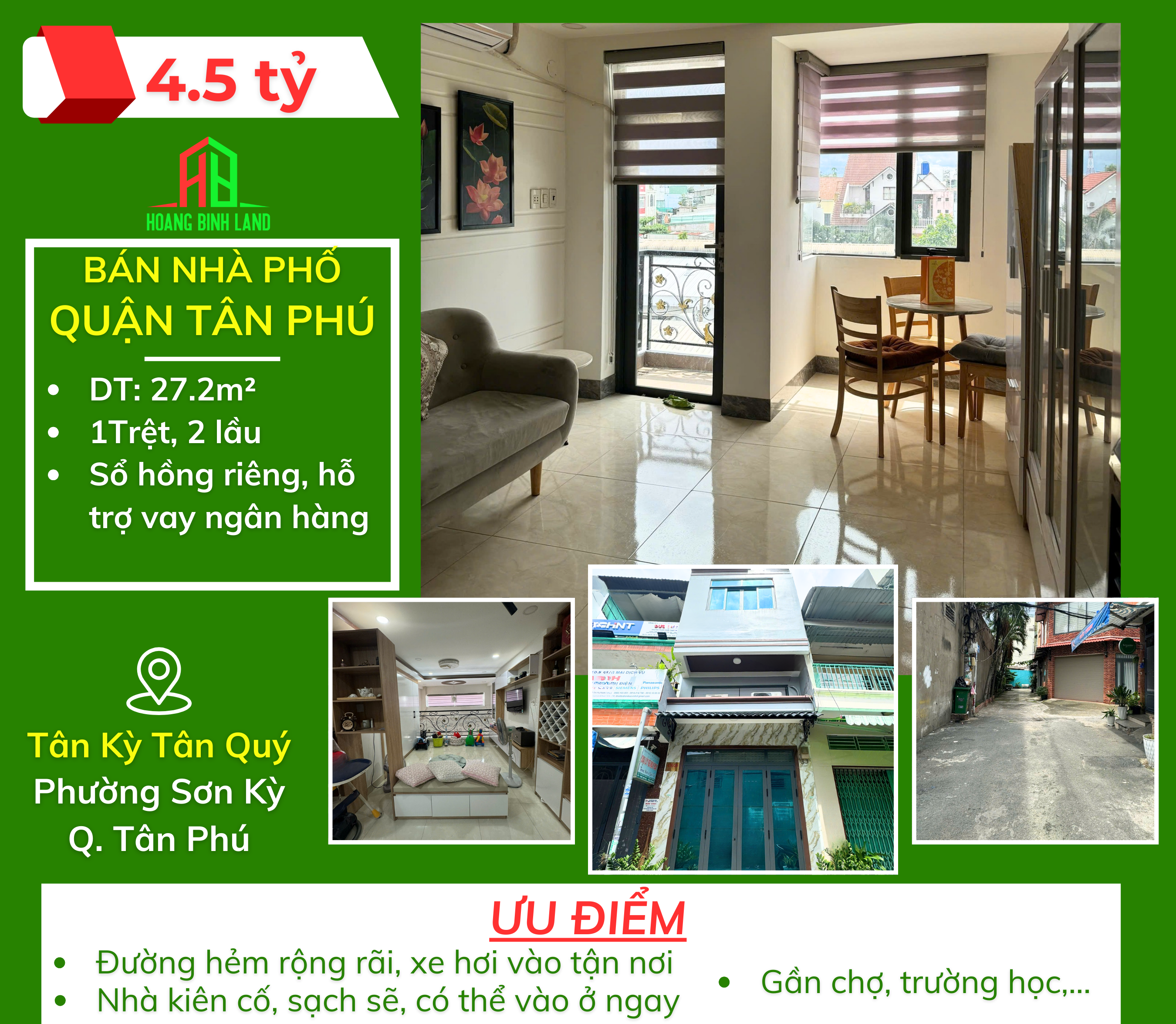 NHÀ PHỐ TÂN KỲ TÂN QUÝ MỚI ĐẸP