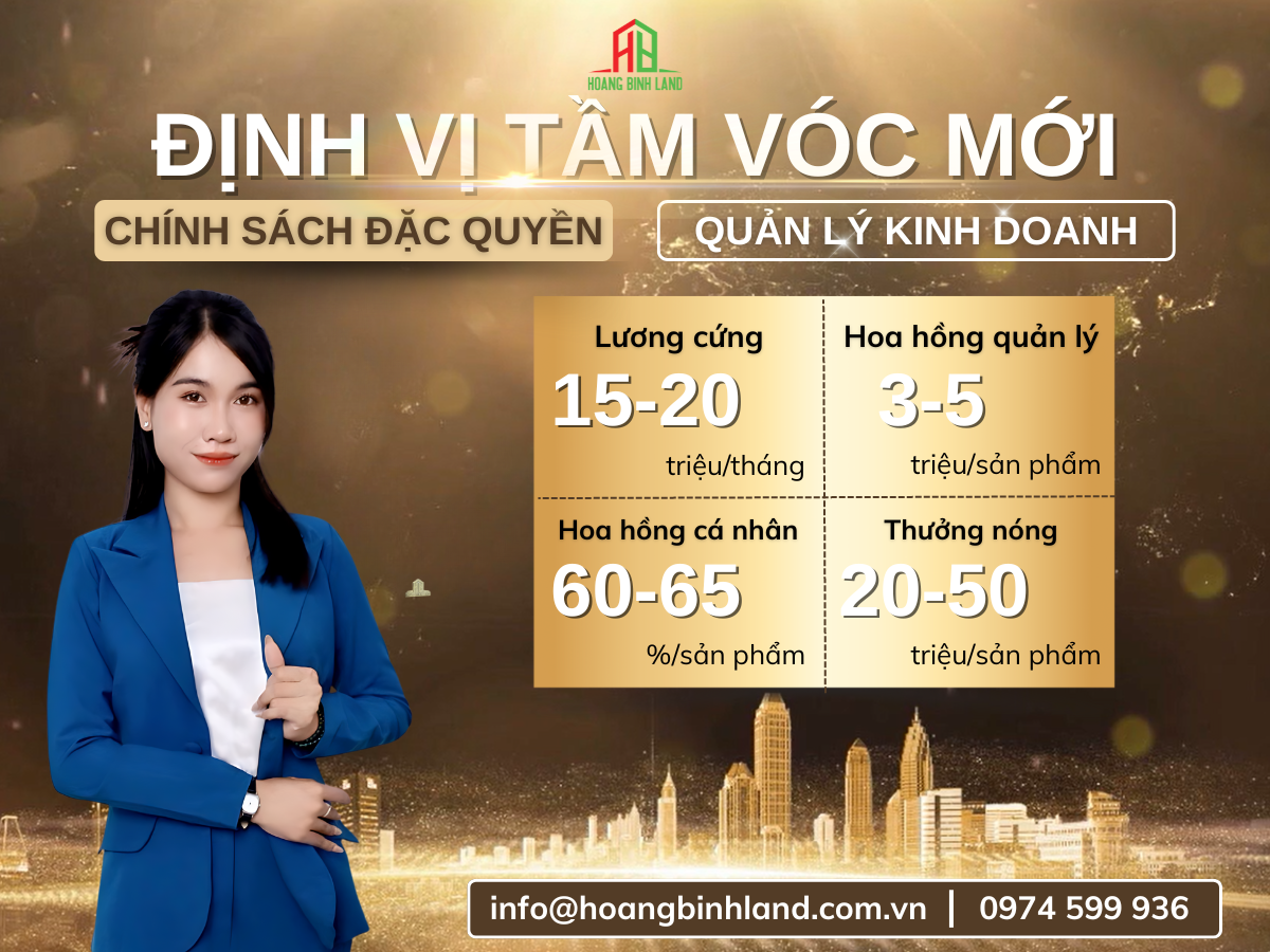 HOÀNG BÌNH LAND - ĐỊNH VỊ TẦM VÓC MỚI!