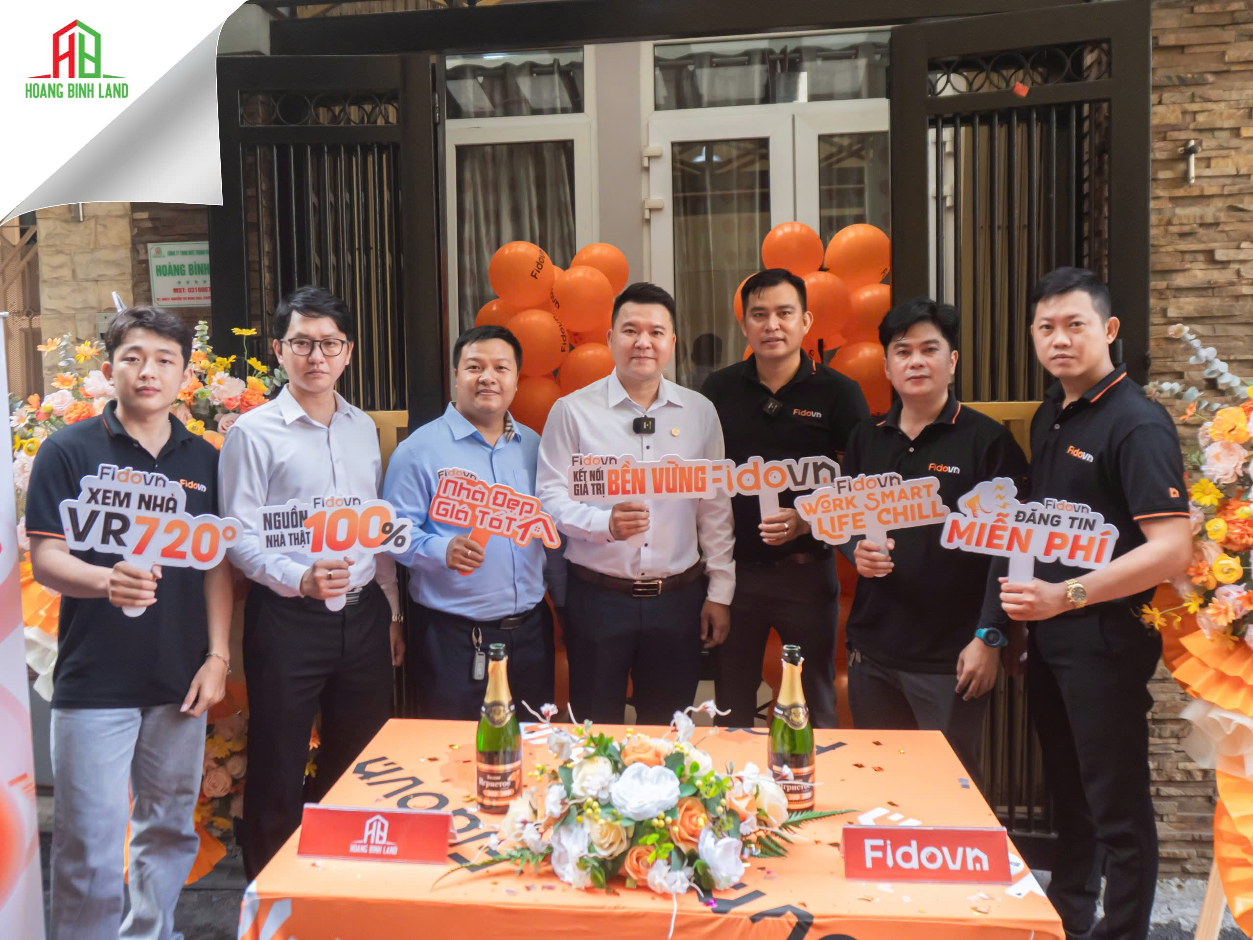 LỄ KHAI TRƯƠNG BẢNG HIỆU HOÀNG BÌNH LAND X FIDOVN